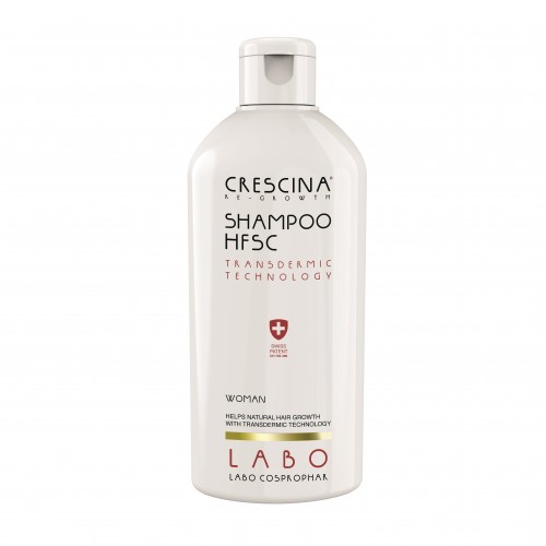 CRESCINA TRANSDERMIC Re-Growth šampūnas MOTERIMS, skatina plaukų ataugimą, pilinguojantis, 200 ml