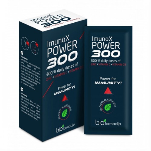 ImunoX POWER 300, maisto papildas, 14 pakelių