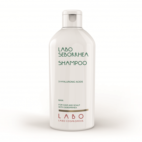 LABO SEBORRHEA šampūnas nuo seborėjos su 3 hialurono rūgštimis VYRAMS, 200 ml